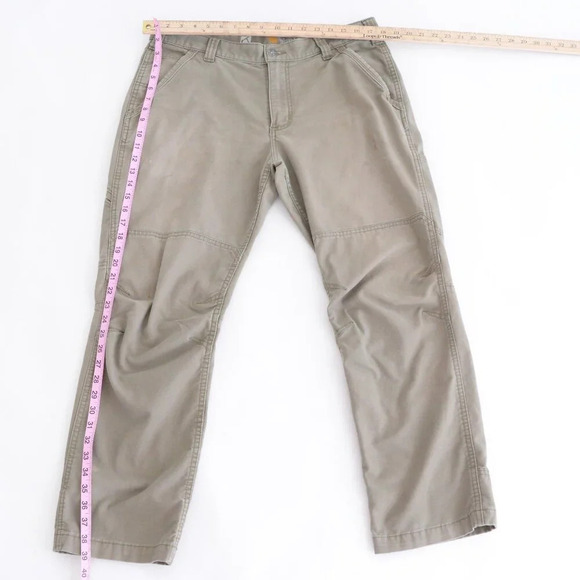 Carhartt Tan  Full Swing Relax Fit Double Knee Dungaree Carpenter Pants 38X30 - Picture 3 of 16